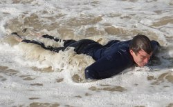 beach surf push-up fully clothed