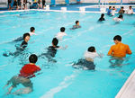 SURVIVAL, POOL PRACTICE
Practice survival swimming first in a pool 6