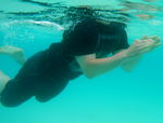 SWIM STROKES, BREAST STROKE, 2 PUSH FORWARD
Put your hands together for less resistance on the forward push 2