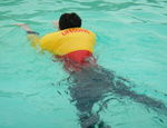 SWIM STROKES, BREAST STROKE, 4 PUSH FORWARD
Push your arms forward while your legs push back 4